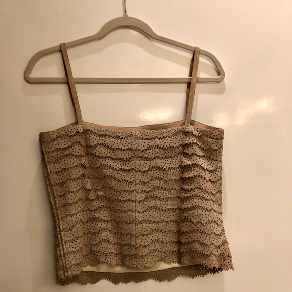 Armani Collezioni suede crop top - Picture 6 of 6